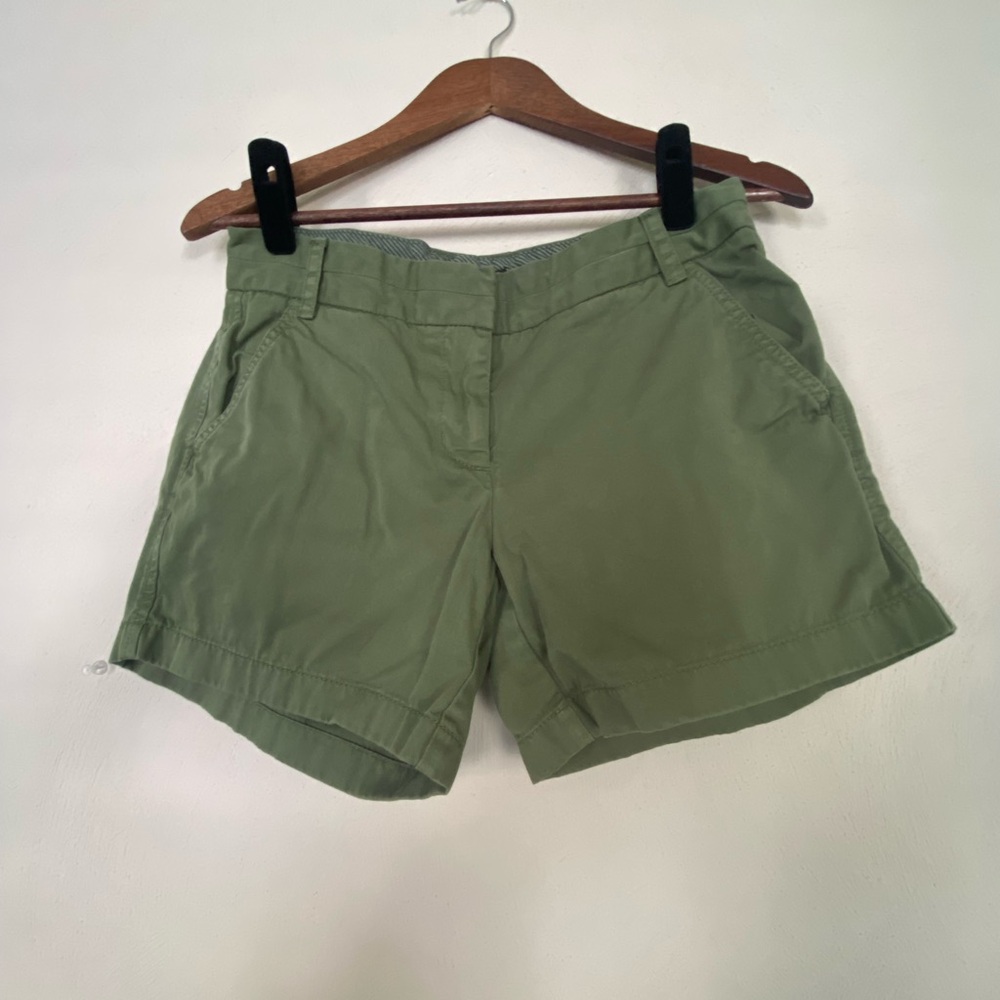 J. Crew Chino Olive Green Women's Shorts Size 4